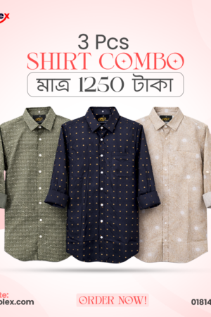 🔥 3 Pcs Shirt Combo Offer 🔥